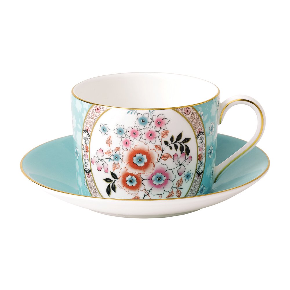 Wonderlust Camellia Teacup & Saucer Wedgwood®